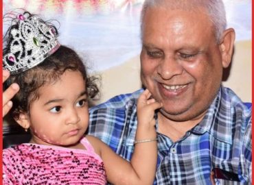 अपनी लाडली नातिन कश्वी पाण्डेय के  तृतीय जन्मदिन,18मई,2021