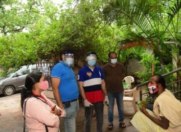 स्माइल प्लीज कोविद-19 लंच-डीनर  फ्री सेवा का 45वां दिवस