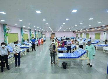 30बेडवाले फ्री अमृतधाराः आक्सीजन शेल्टर का भुवनेश्वर पटिया में हुआ लोकार्पण
