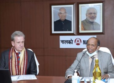 आस्ट्रेलिया के उच्चायुक्त का नालको आगमन नालको – आस्ट्रेलियाई प्रतिनिधिमंडल की दीर्घकालिक व्यापार पहल पर वार्ता