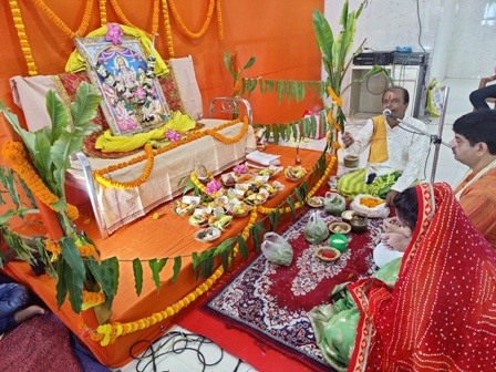 भुवनेश्वर में पहली बार आयोजित हुआ  सामूहिक श्री सत्यनारायण व्रत कथा