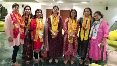 तेजस्विनी ज्योतिमय कार-यात्रा पर भुवनेश्वर पधारीं  10 महिला पर्यटकों का  भारत पर्यटन, भुवनेश्वर द्वारा हुआ भव्य स्वागत