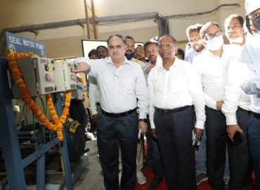श्री आलोक टंडन, भा.प्र.से., केंद्रीय खान सचिव ने  अनुगुळ में नालको के लीन स्लरी परियोजना का उद्घाटन किया।