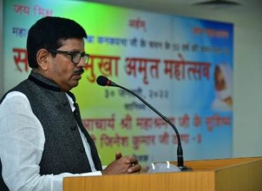 राजधानी में हर्षोल्लास के साथ आरंभ हुआ साध्वी प्रमुखा अमृत महोत्सव: साध्वी प्रमुख कनक प्रभा जी तेरापंथ की मदर टेरेसा हैं: मुनि जिनेश कुमार
