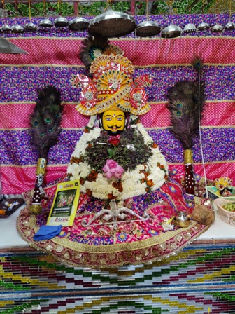 दो दिवसीयश्री श्याम फाल्गुनी महोत्सव  का पहला दिवस  14मार्च को जेलरोड दुर्गा मण्डप से निकली शोभायात्रा