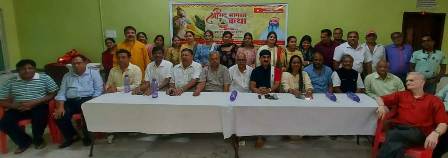 कटक गीता ज्ञान मंदिर में  श्री मद भागवत कथा के आयोजन के लिए बैठक