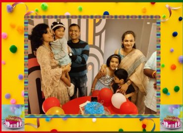 अशोक पाण्डेय की नतनी कश्वी पाण्डेय ने बैंगलोर में मनाया अपना चौथा हैप्पी बर्थडे