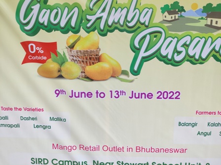 ओआरएमएएस के सहयोग से भुवनेश्वर में लगा ओडिशा के गांव के आमों का खुदरा बाजार