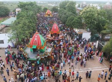 श्री वाणीश्रेत्र कीस जगन्नाथ मंदिर की ओर से  बाहुडा यात्रा अनुष्ठित