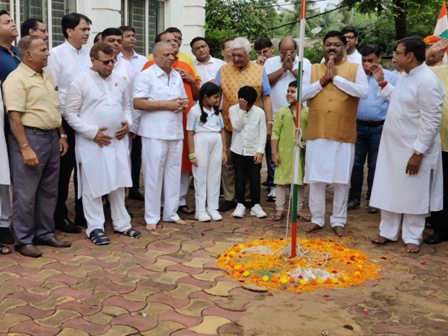 मारवाडी सोसायटी,भुवनेश्वर ने  मनाया 76वां स्वतंत्रता दिवस अध्यक्ष,संजय लाठ ने फहराया राष्ट्रीय तिरंगा