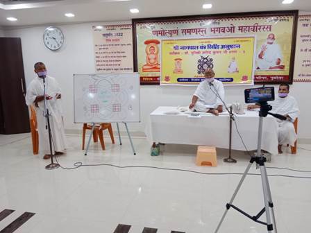 “आत्म शक्ति को जागृत करने का माध्यम है अनुष्ठान “: मुनि श्री ज्ञानेन्द्र कुमार जी।