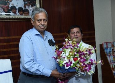 कीट डीम्ड विश्वविद्यालय,भुवनेश्वर के नये कुलाधिपति के रुप में कार्यभार संभाला अशोक कुमार परीजा ने