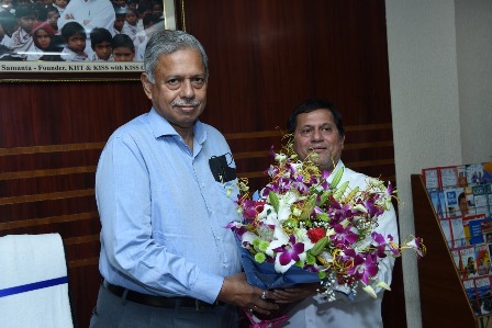 कीट डीम्ड विश्वविद्यालय,भुवनेश्वर के नये कुलाधिपति के रुप में कार्यभार संभाला अशोक कुमार परीजा ने