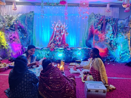 मामस, भुवनेश्वर की ओर से माता की चौकी आयोजित