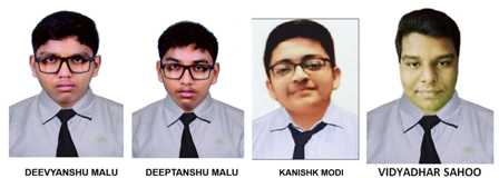 ओडिशा जी ऐडवांस टापर बने कीट इंटरनेशनल स्कूल भुवनेश्वर के दीव्यांशु