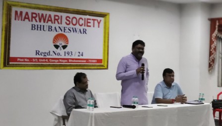 मारवाडी सोसायटी भुवनेश्वर की नई कार्यकारिणी की पहली बैठक आयोजित