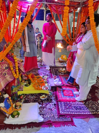 देवोत्थान एकादशी पर श्रीश्याम मंदिर झारपाड़ा में आयोजित हुआ खाटू श्यामजी का जन्मोत्सव, शालीग्राम-तुलसी विवाह और भजन समारोह