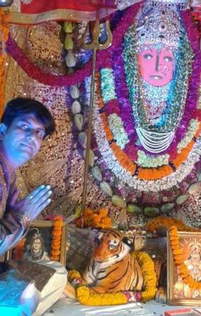 1750 किमी की श्री जीण माता पैदल ध्वजा यात्रा में ओडिशा से संदीप शामिल