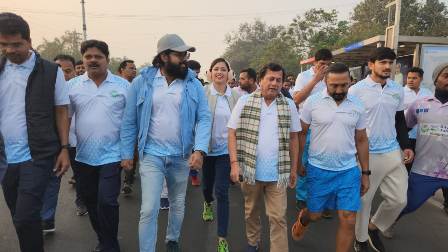 कीट-कीस की ओर से मिनी मैराथन आयोजित