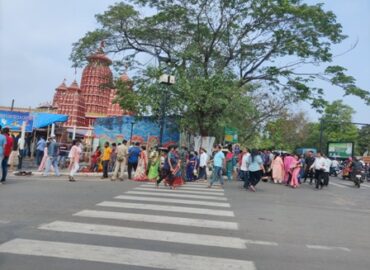 यूनिट-3 राममंदिर में रामनवमी पर  उमडा भक्तों का सैलाब
