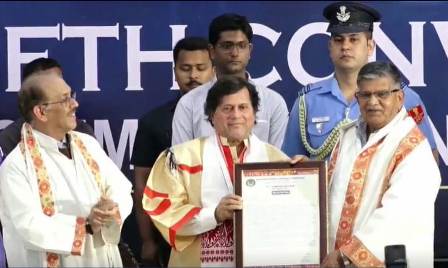 महान् शिक्षाविद् प्रो. अच्युत सामंत को मिला श्रीमंत शंकरदेव विश्वविद्यालय, असम से डॉक्टरेट की मानद उपाधि