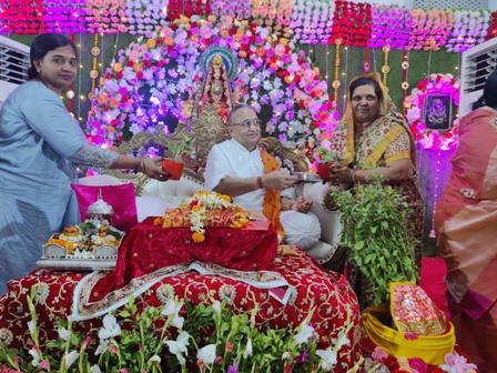 देवी भागवत कथा ज्ञान का दूसरा दिवस