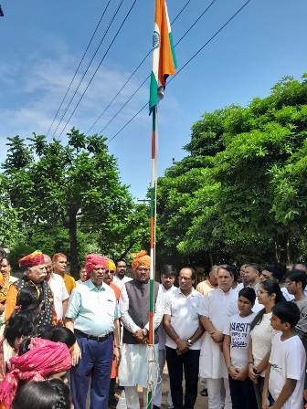 मारवाडी सोसायटी भुवनेश्वर ने मनाया  77वां स्वतंत्रता दिवस