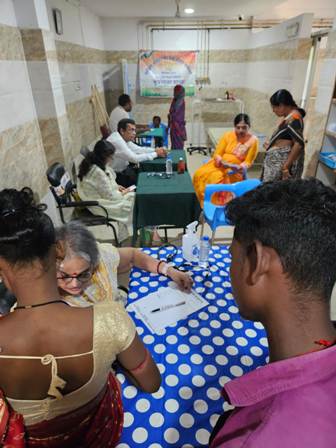 मारवाड़ी महिला समिति भुवनेश्वर  के द्वारा आज साईं सबुरी हॉस्पिटल बालाघाटी में एक हेल्थ चेकअप कैंप का आयोजन किया गया।