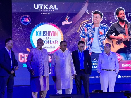 उत्कल बिल्डर्स ने अपनी गृहनिर्माण कंपनी के 33 वर्ष पूरे होने पर आयोजित किया कार्यक्रम ःखुशियों का त्यौहार