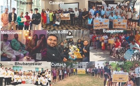 भारत समेत दुनिया भर के कई देशों के लगभग २५००० जगहों पर मनाया गया  ‘आर्ट ऑफ़ गिविंग ‘ दिवस