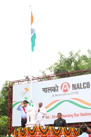 नालको में देशभक्ति के जोश के साथ मनाया गया 78वाँ स्वतंत्रता दिवस