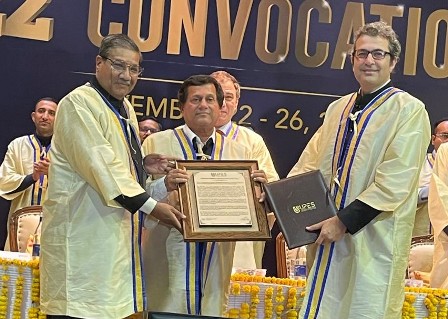 महान् शिक्षाविद् प्रो. अच्युत  सामंत 61वें मानद डॉक्टरेट की डिग्री से सम्मानित