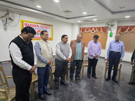 मारवाड़ी सोसायटी भुवनेश्वर की कार्यकारिणी की अहम बैठक में होली समारोह के आयोजन पर लिया गया निर्णय