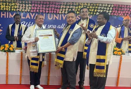 महान् शिक्षाविद् प्रोफेसर अच्युत सामंत को मिली हिमालयन यूनिवर्सिटी, ईटानगर,अरुणाचलप्रदेश की ओर से मानद ड़ॉक्टरेट की डिग्री