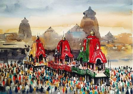 भगवान जगन्नाथ अपनी विश्व प्रसिद्ध रथयात्रा कर गुण्डीचा घर पहुंच चुके हैं।