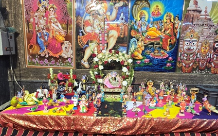श्रीश्याममंदिर झारपाड़ा में श्रीकृष्ण जन्माष्टमी झांकी तथा भजनसमारोह के साथ मनाई गई