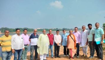 बिस्वास,भुवनेश्वर के पदाधिकारियों ने किया कुआखाई छठघाट का निरीक्षण