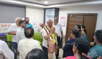 अनुज हिन्दी पुस्तकालय ने भी मनाया गुरुपूर्णिमा