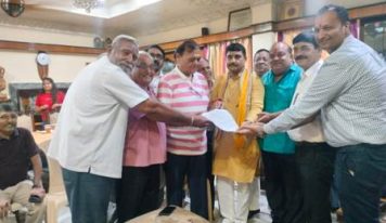 मारवाड़ी सोसायटी भुवनेश्वर के अध्यक्ष पद के लिए नामांकन किये उमेश खण्डेलवाल